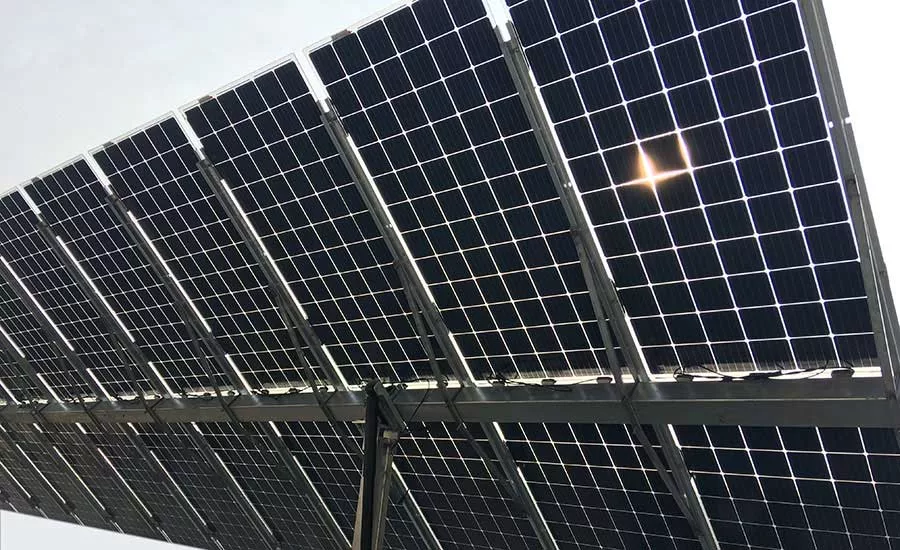 Bifacial panel