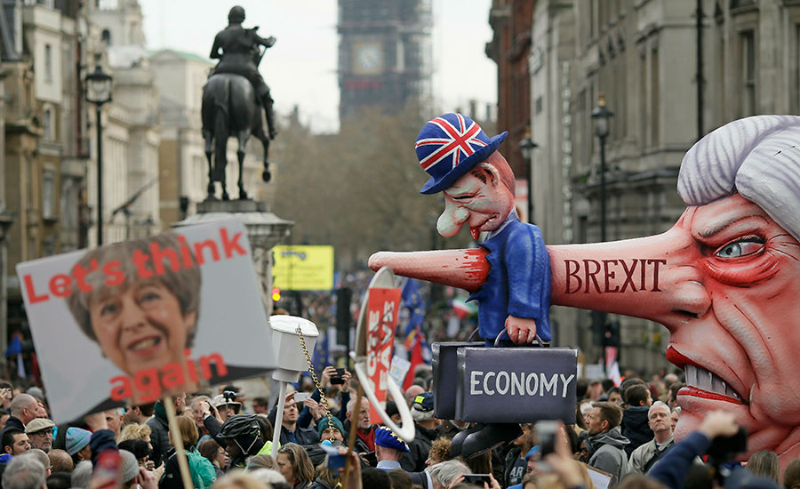 Brexit protest