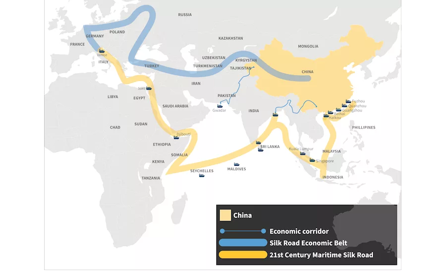 Belt and Road Map