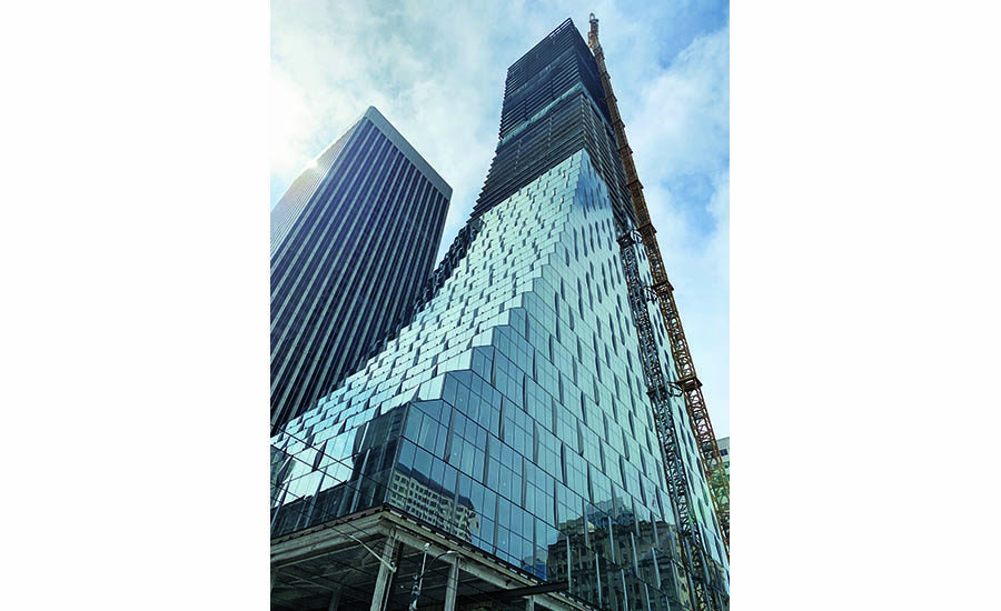 Erector Tops Out 850 Foot Tall Rainier Square Tower In Only 10 Months erector-tops-out-850-foot-tall-rainier-square-tower-in-only-10-months