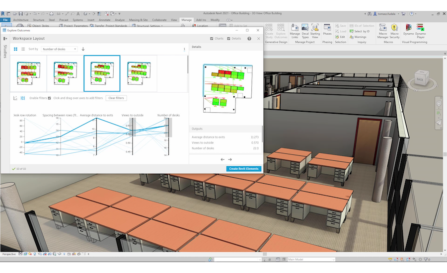 Autodesk Launches Generative Design Features In Revit 21 04 13 Engineering News Record