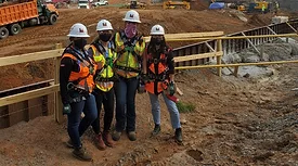 Women employees at McCarthy Pilot PPE from Autodesk and AGC Grant