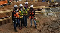 Women employees at McCarthy Pilot PPE from Autodesk and AGC Grant