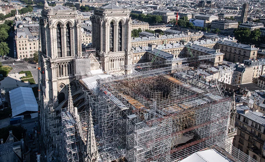 Notre Dame Fire Recovery