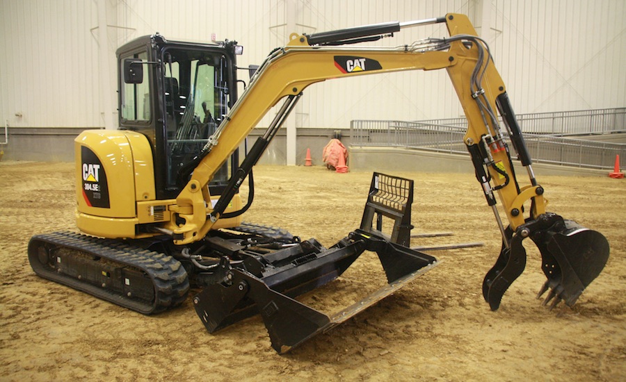Cat's New Mini Excavator Accepts Skid Steer Attachments, 2016-03-21, ENR