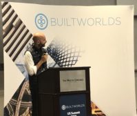 Oded Ran presents at the BuiltWorlds Summit 2021 in Chicago