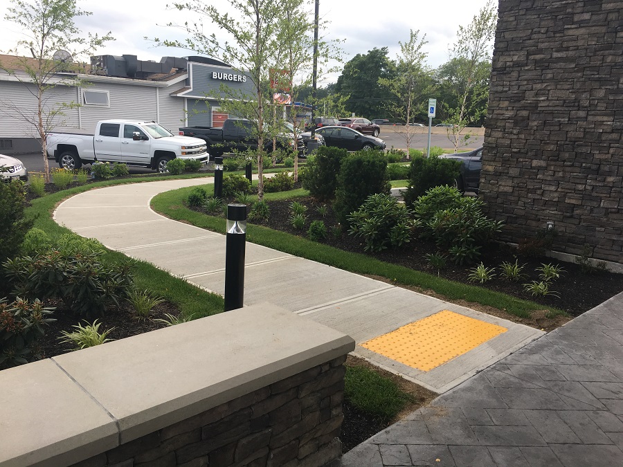 Path to restaurant