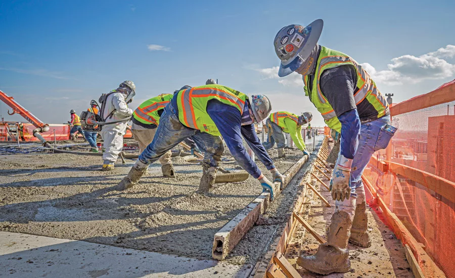 Baker Concrete crews