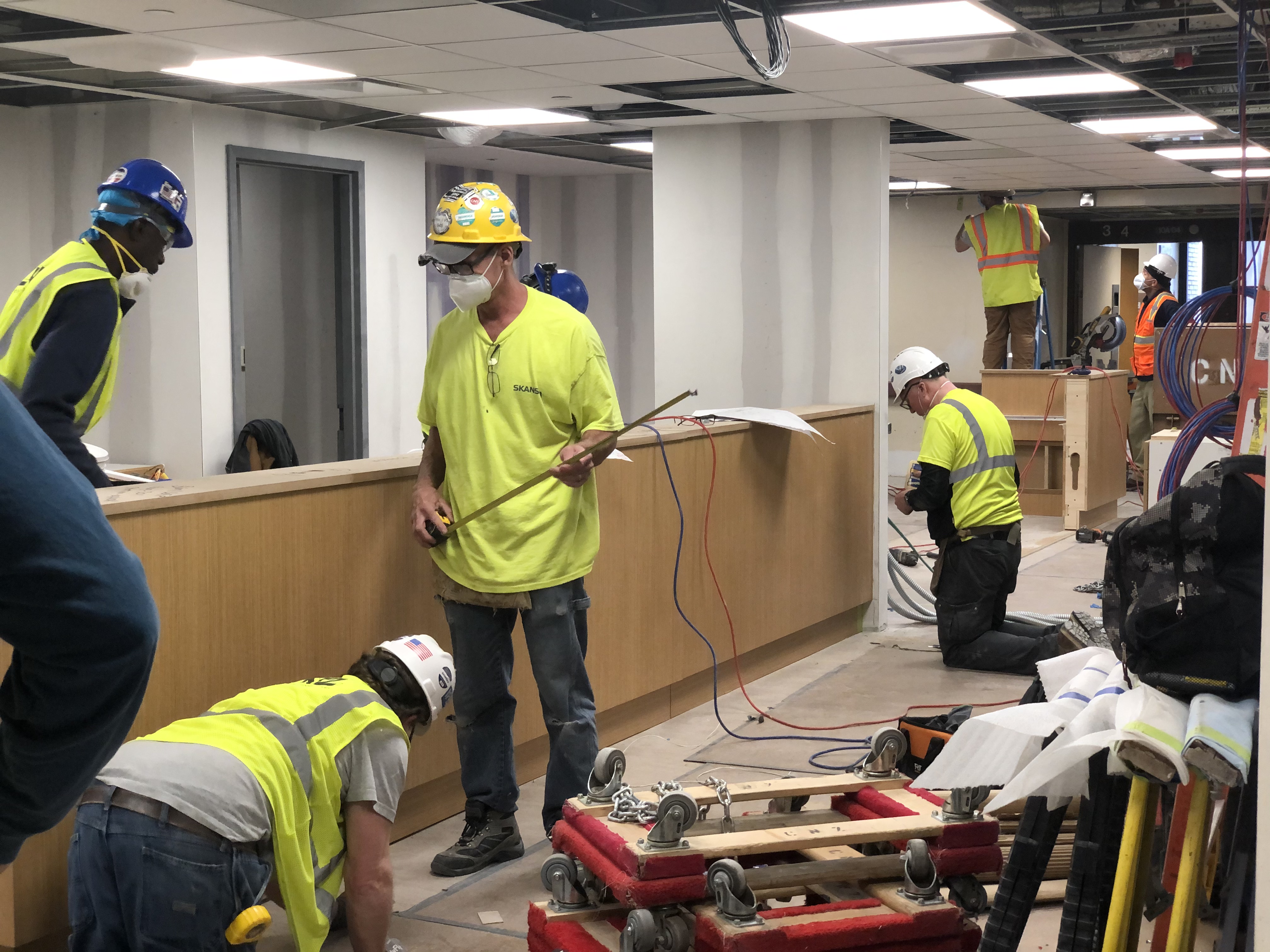 construction workers north central bronx hospital