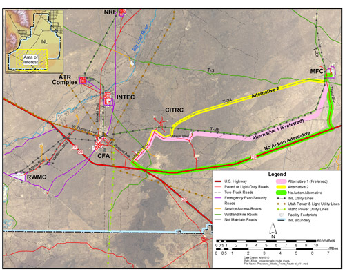 INL Haul Road in Idaho to Ease Onsite Nuclear Transport Issues