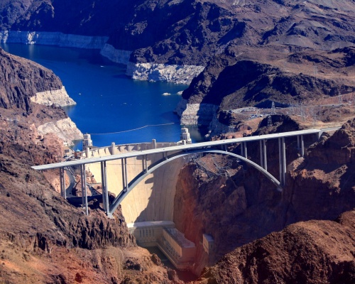 Hoover Dam Bypass Bridge Dedicated | 2010-10-19 | ENR