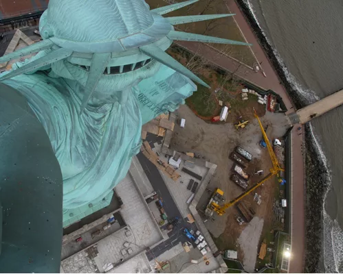 Statue of Liberty's Minor Renovation Poses Major Challenge