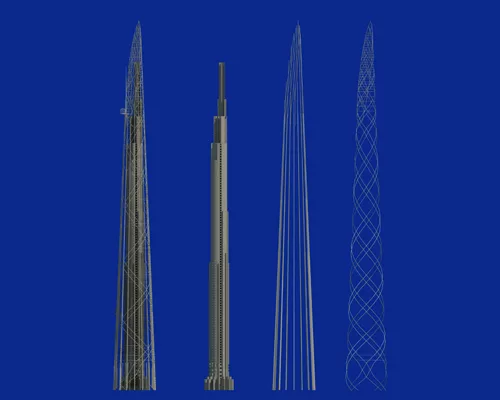Unusual Tower Creates Landmark for Seoul Development