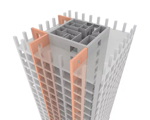 Unusual Tower Creates Landmark for Seoul Development