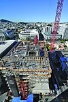 Tensioning Eases Stress on a 13-Story Sustainability Showcase