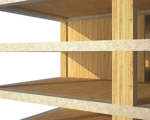 SOM Makes a Case for Tall Mass-TImber Frames, Which Are More Sustainable