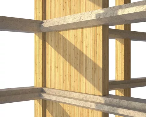 SOM Makes a Case for Tall Mass-TImber Frames, Which Are More Sustainable