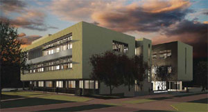 The Science and Math Learning Center includes a 200-seat auditorium, visualization lab, classrooms, science labs and study areas to promote freshmen-level integration between mathematics, chemistry, biology and earth and planetary sciences.