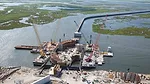 Contractors Prepare to Set Gates to Close New Orleans Storm Surge Barrier
