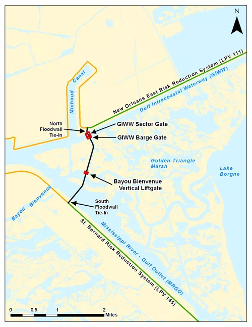 Contractors Prepare to Set Gates to Close New Orleans Storm Surge Barrier