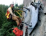 Vancouver Footbridge Clings to Cliff