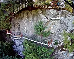 Vancouver Footbridge Clings to Cliff