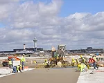 Firms Beat the Clock To Raise 2,648-Ton Section in Place on Mississippi’s Huey P. Long Bridge