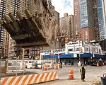 A Subway Squeezes Through