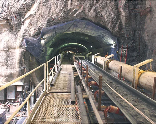 A Subway Squeezes Through