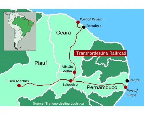 Brazilian $3.21 Billion Rail Revitalization Project Tracks for 2012 Arrival