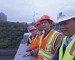Truss Travels On Teflon-Coated Tracks