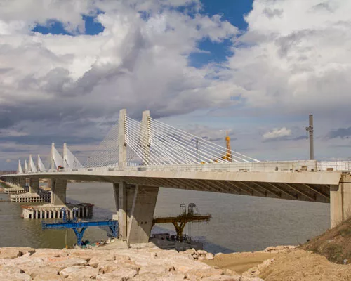 Danube Bridge 2 Crossing Nears Completion