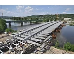 Unusually Slender Arch Marks Prague Bridge