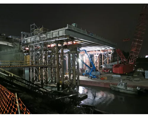 Speed Slide: Replacement for Collapsed Washington State Span Moves Into Place