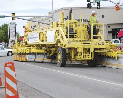 Mobile Barriers Increase Safety and Enhance Productivity on Highway Repair Projects