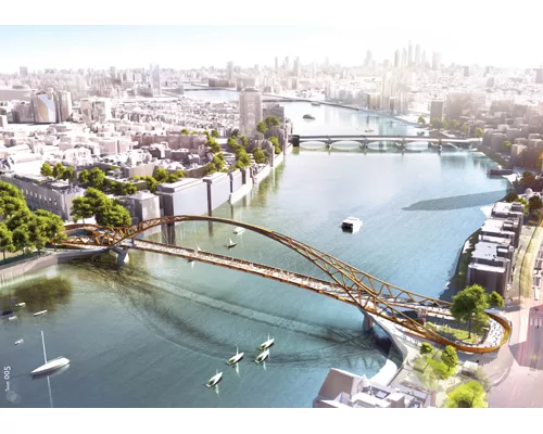 Wild Designs Flood Into London Pedestrian Bridge Contest