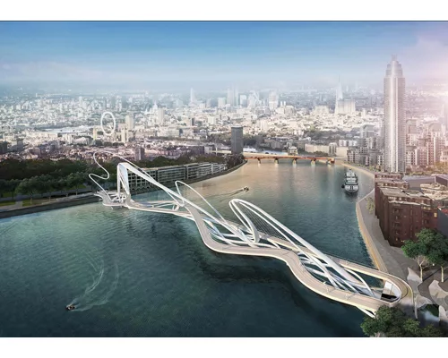 Wild Designs Flood Into London Pedestrian Bridge Contest
