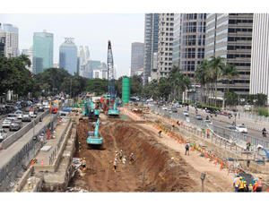 Japanese Contractors Tackle Jakarta's $1.8-Billion Mass Transit Program