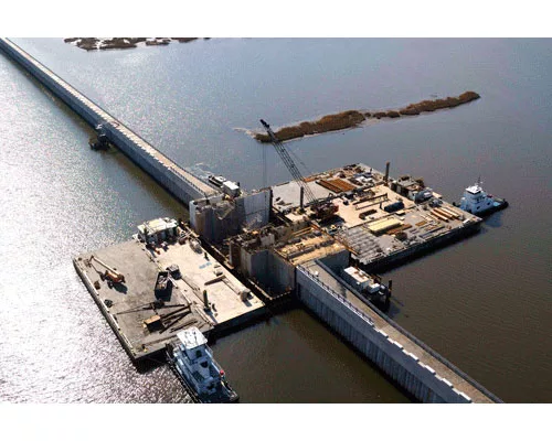 Key New Orleans Storm Surge Barrier Gate Set Ahead of Schedule