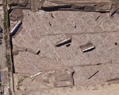 Archeological Discoveries Coexist With Construction Crews at Pima County Project