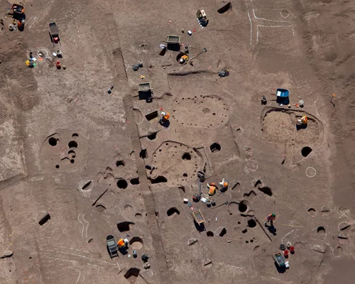 Archeological Discoveries Coexist With Construction Crews at Pima County Project