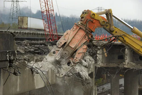 Rubble and Bubbles Mark Green Bridge Demolition