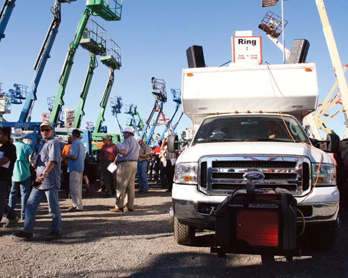 Caterpillar Crawls Into Auction Territory