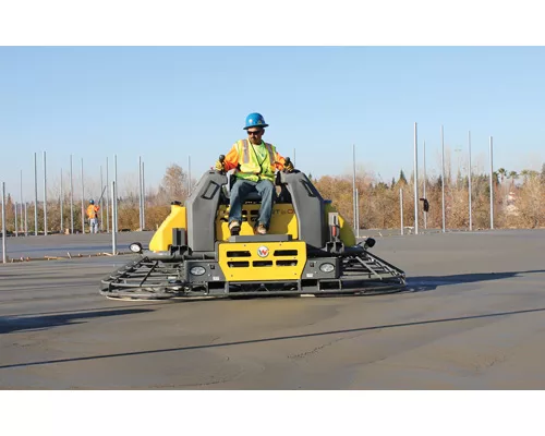 Ride-on Trowel and Expanded Hard Hat