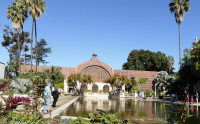 Botanical Building and Lily Pond