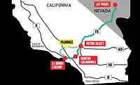 Brightline West High Speed Rail Line Map