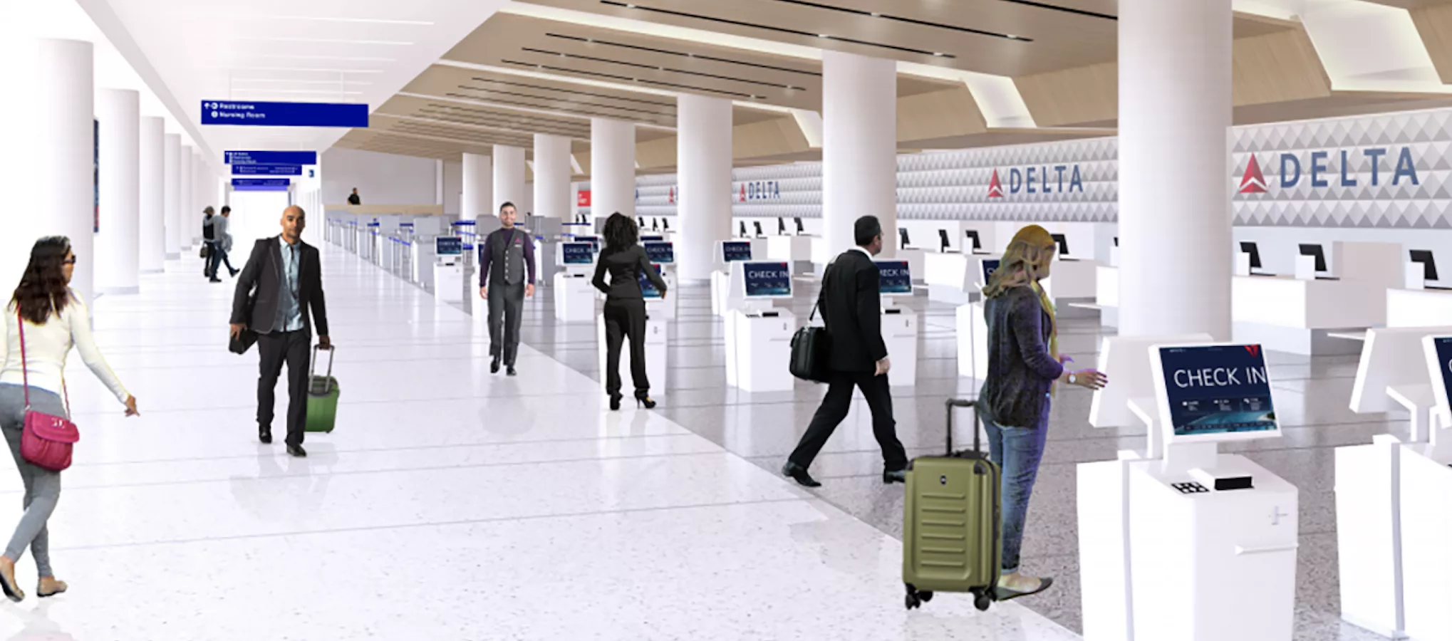 LAX Delta Sky Way