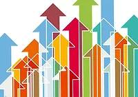 Growth Arrows Stock Art Growth Arrows Stock Art