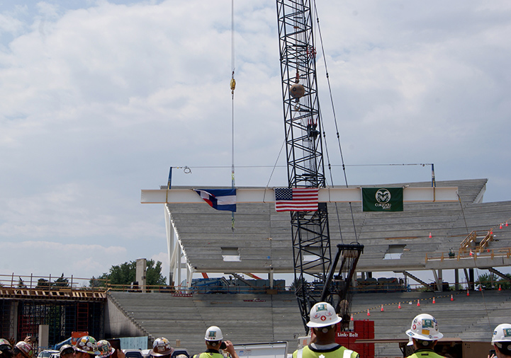 CSU Stadium Topping Out