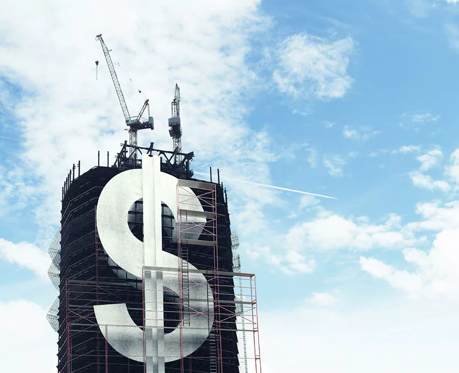 Dollar Sign on Building